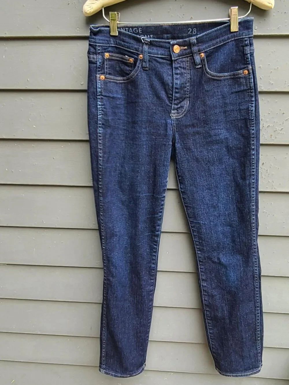J Crew RE Imagined Vintage Straight Jeans size 28